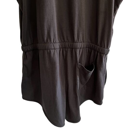 Spiritual Gangster Romper Gray Medium Pockets Drawstring - Picture 11 of 11